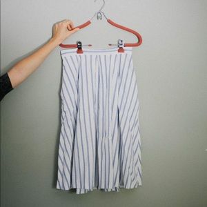 Zara Basic Striped Skirt